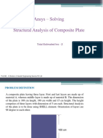 Static Analysis in Composite Material IN MECH APDL