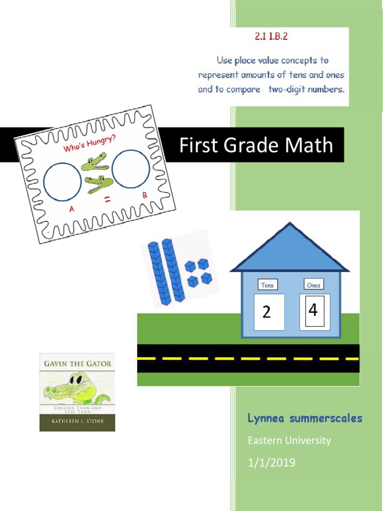 First Grade Math: Comparing Numbers | PDF | Common Core State Standards ...
