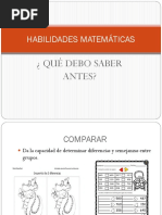 Habilidades Matemáticas