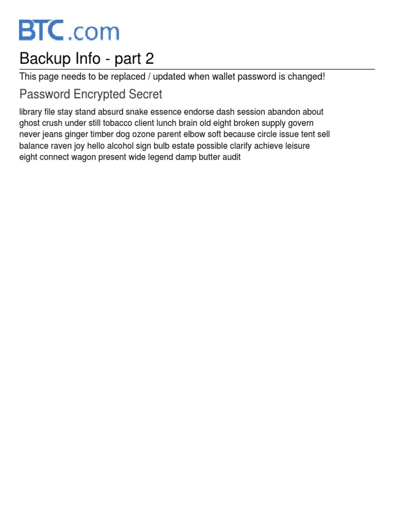 Blocktrail Wallet Recovery Guide | PDF | Games & Activities | Cooking ...