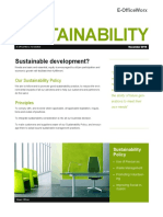 E-OfficeWorx Sustainability Policy