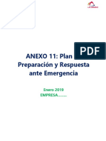 ANEXO 11 Estructura Del Plan de Preparación y Respuesta A Emergencias - 19