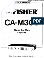 Fisher CA-m300 Stereo Pre-Main Amplifier SM