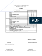Laporan Pelayanan Kesehatan Jiwa