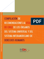 recomendaciones al estado chileno sobre derechos humanos