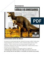 Dinosauro X Biblia