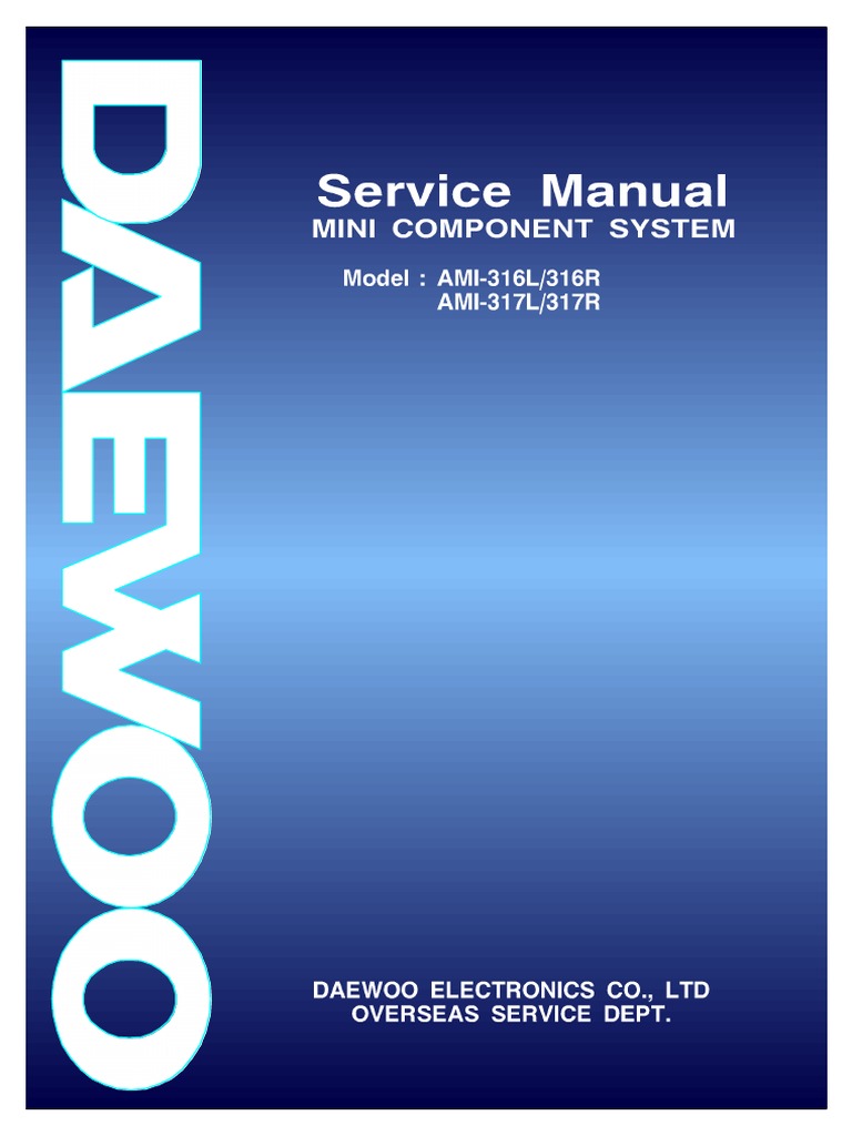 Daewoo Ami-316l 316r 317l 317r SM | PDF | Frequency Modulation ...