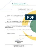 Portaria Criação de Pós-Graduação