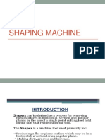 Introduction To Shaping Machine