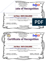 Certificate MTAP 2010