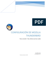 Configuración de Thunderbird