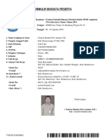 Biodata Registrasi Tauriza Rendra Dwi Ananta, S.Si PDF