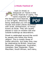 Diwali, The Hindu Festival of Lights