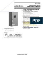 Model KSS: Automatic Transfer Switches Standard Specific-Breaker Rated