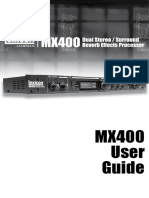 MX400 and MX400XL Manual 18-0446V-F Original PDF
