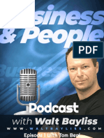 Business and People Podcast Episode 1 With Tom Beal