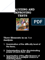 Analyzing Tests