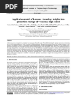 Application Model of K-Means Clustering: Insights Into Promotion Strategy of Vocational High School