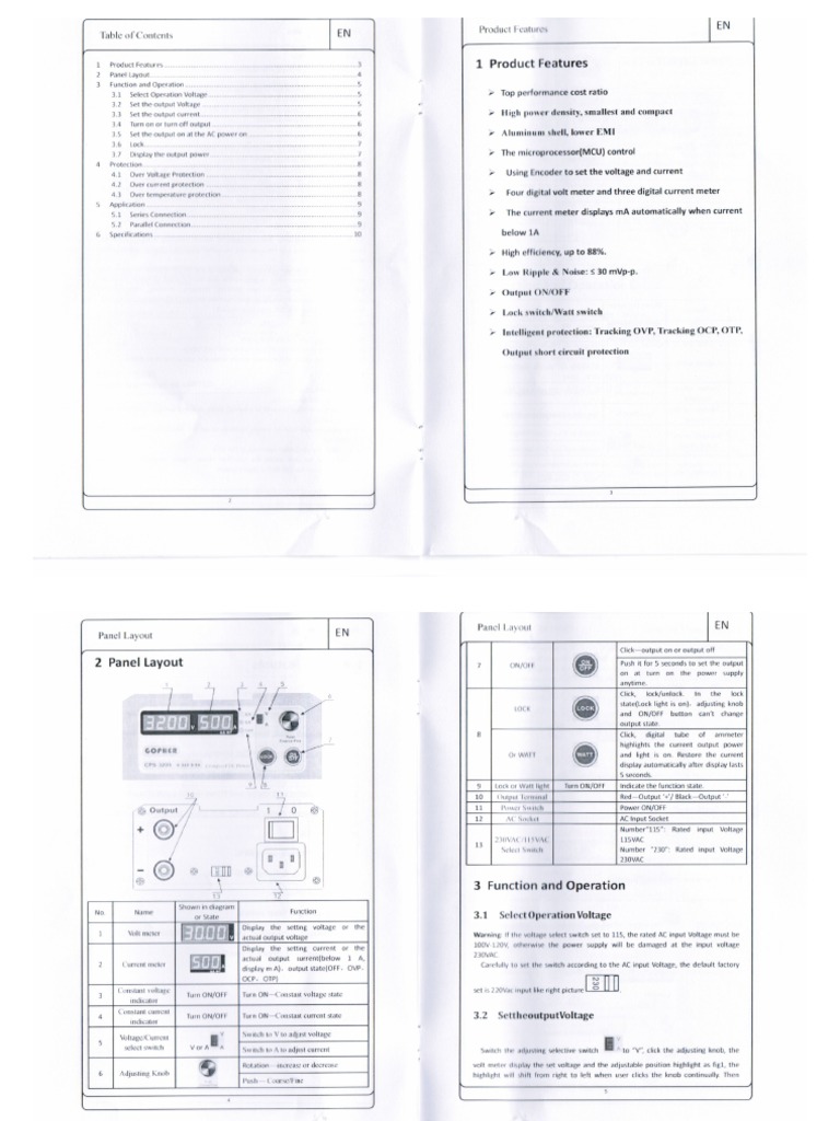 Cps 3205 Manual PDF | PDF