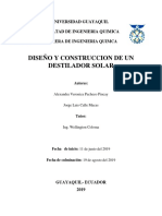 Destilador Solar Proyecto2