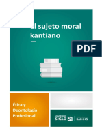 EL SUJETO MORAL KANTIANO