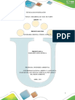 Actividad 3. Desarrollar Fase de Campo