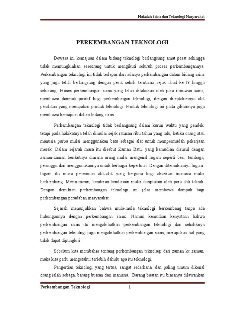 MAKALAH PERKEMB TEKNOLOGI 10
