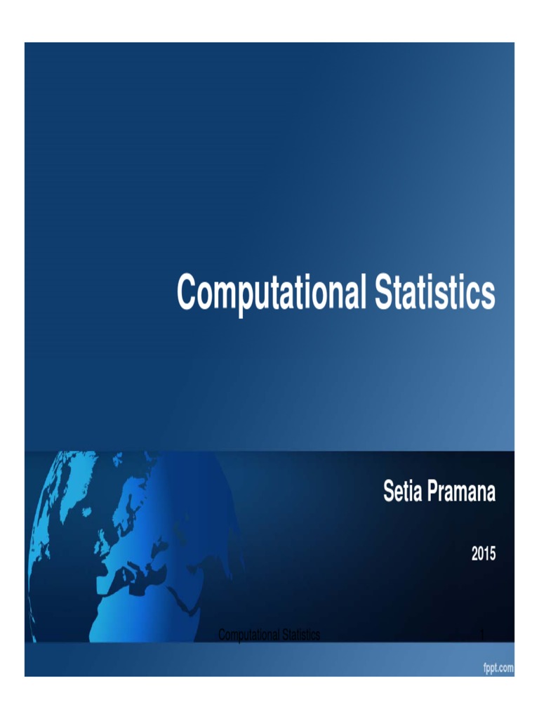 R in Computational Statistics Course | PDF | R (Programming Language ...