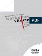 Violence at Workplace PDF
