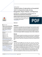 Double Burden of Malnutrition at Household Level: A Comparative Study Among Bangladesh, Nepal, Pakistan, and Myanmar