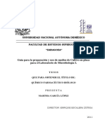 Guia para La Preparacion y Uso de Medios de Cultivo en Placa para El Laboratorio de Microbiologia I PDF