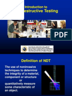 Nondestructive Testing: Introduction To