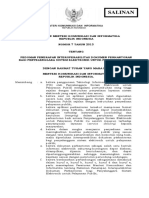 1378691052-PM Kominfo Nomor 7 Tahun 2013 Tentang Pedoman Penerapan Interoperabilitas Dokumen Perkantoran PDF