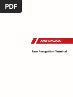  DS-K1T606 Series Face Recognition Terminal