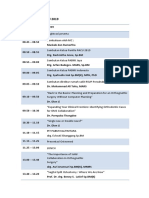 Jadwal Acara PACU 2019