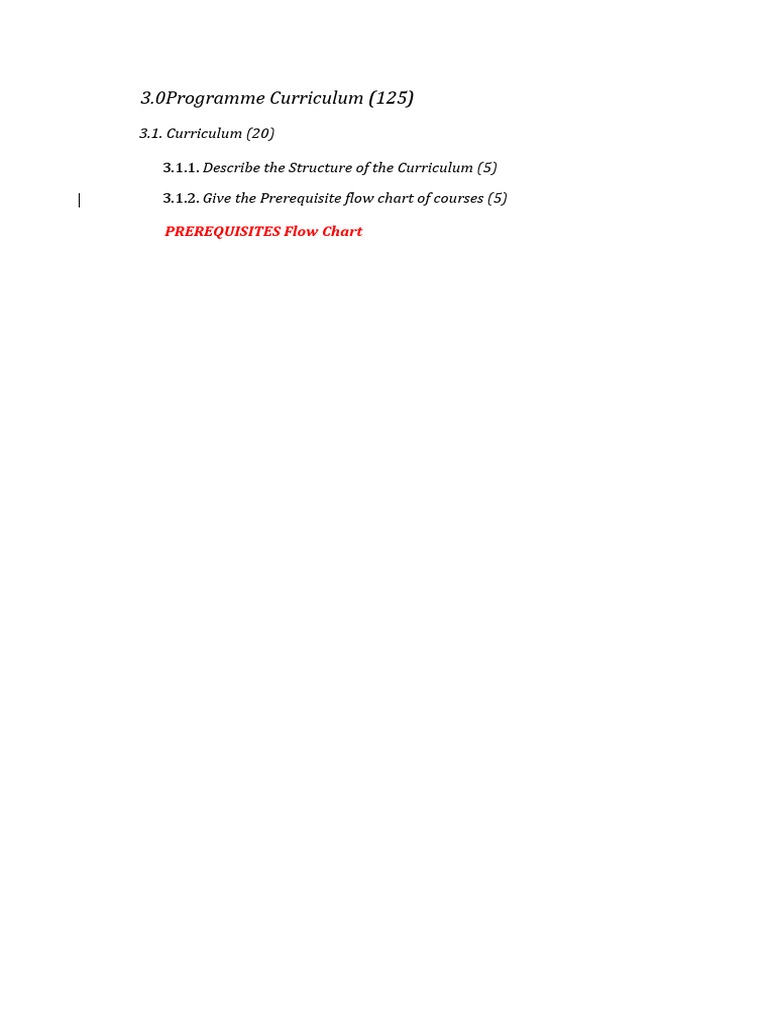 3.0programme Curriculum | PDF | Engineering | Mechanical Engineering