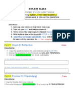 Net Force 8 27-8 28 Independent Tasks