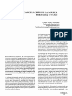 Dialnet LaCancelacionDeLaMarcaPorFaltaDeUso 5109709 PDF