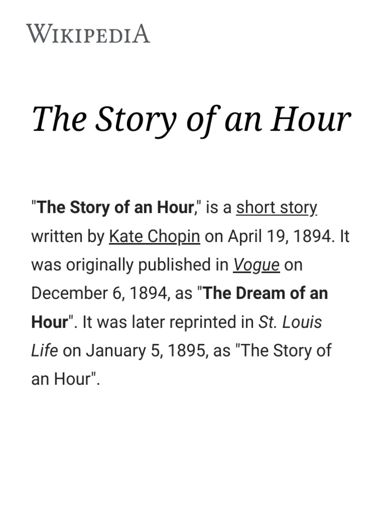 the-story-of-an-hour-pdf