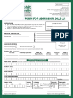 Shobhit University Application Form
