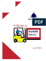 Forklift Safety Booklet