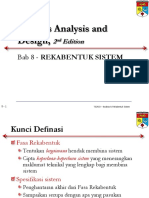 Systems Analysis and Design,: Bab 8 - Rekabentuk Sistem