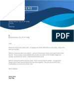 Customize Business Letter Template