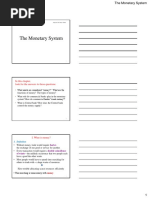 The Monetary System: in This Chapter, Look For The Answers To These Questions