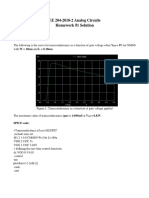 EE 204-2018-2 Analog Circuits Homework #1 Solution: Question 1 (A)