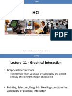 CS-402 Lecture 11 - Graphical Interaction Techniques