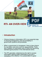 Rti Act - An Over View