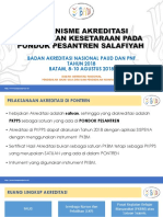 Mekanisme Akreditasi Pendidikan Kesetaraan Pada Pondok Pesantren Salafiyah