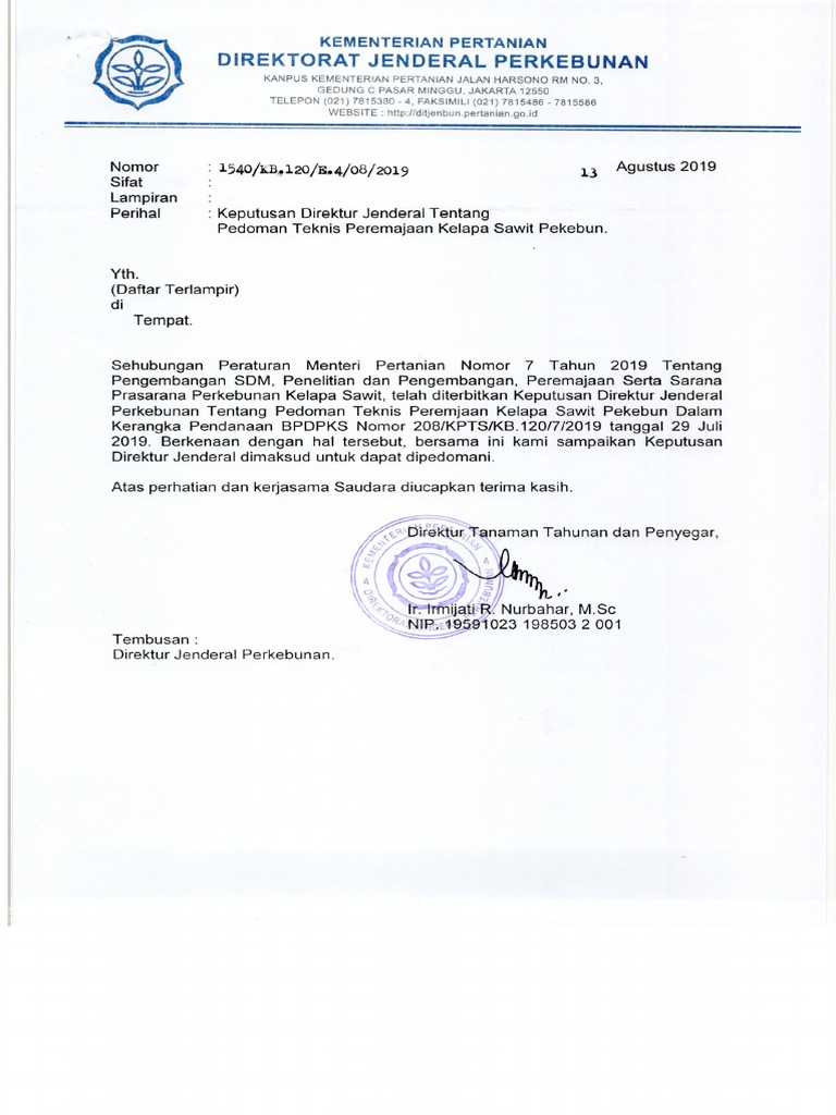 Download Contoh Surat Pengunduran Diri Dari Perusahaan Kelapa Sawit Gallery