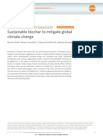 2010 Sustainable Biochar To Mitigate Global Climate Change PDF